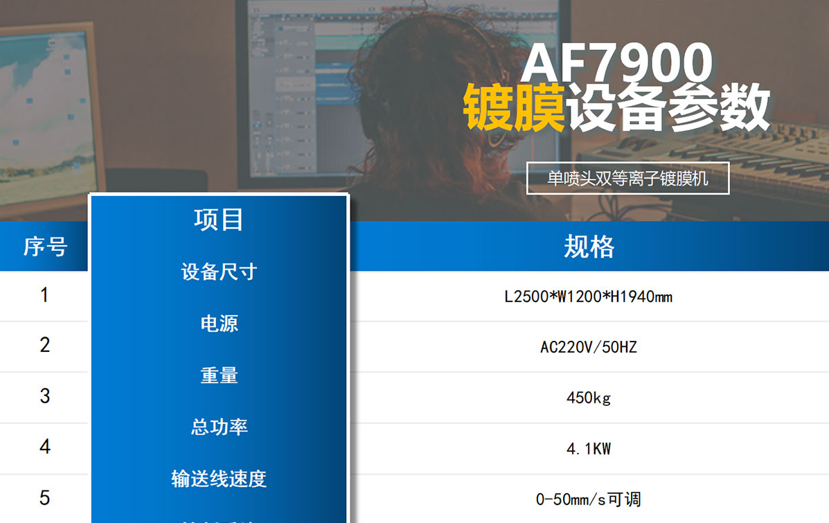 AF7900等離子噴涂鍍膜機