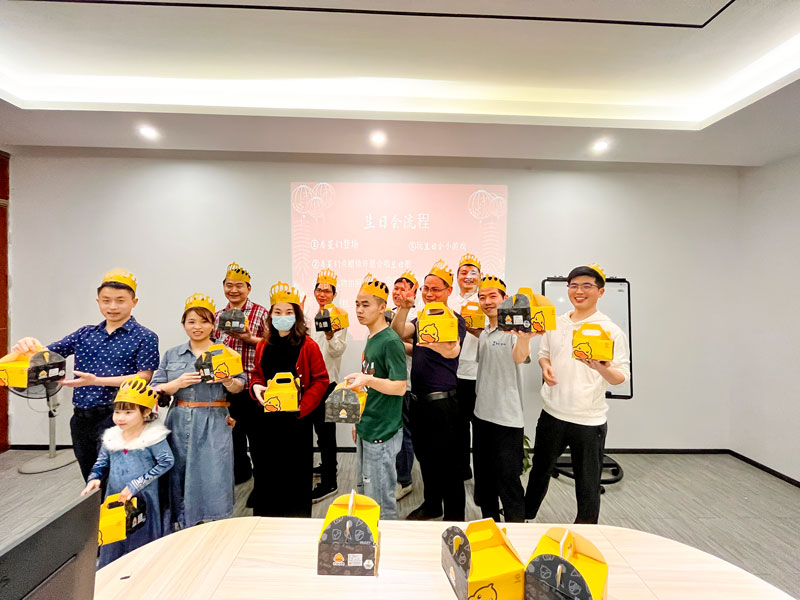 震儀股份丨2022年第一季度員工生日會 震儀股份丨2022年第一季度員工生日會